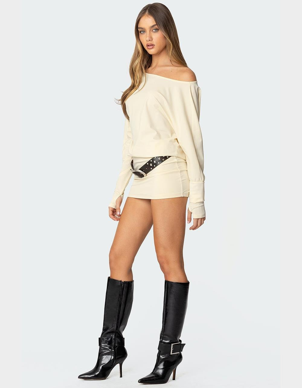 Rückenfrei Mini Kleid